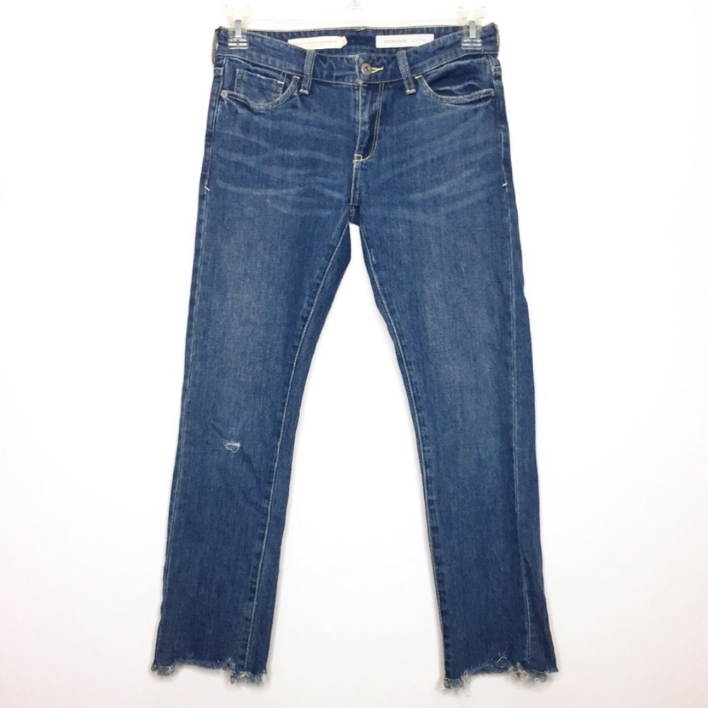 Anthropologie Pilcro Slim Boyfriend Jeans 25 Blue